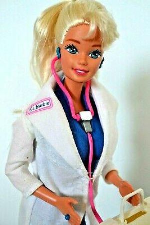 Barbie Doctor Doll,Heartbeat,Babies & Accessories, Vintage 1990s, Fully Working