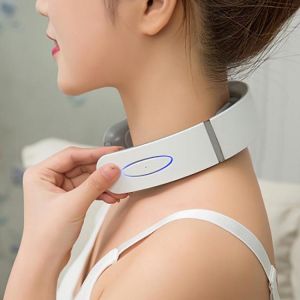 Family Gifts Guide 	נחמה ופינוק במתנה Intelligent Neck Electric Massager New Multifunctional Hot Compressing Vibration Pulse Cervical Physiotherapy Machine