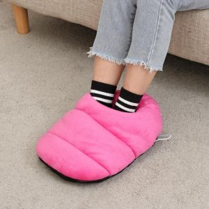 Family Gifts Guide 	נחמה ופינוק במתנה Electric Warm Pad Foot Warmer Feet Heated Mat Shoes Keep Warm for Winter Home Shoes