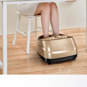 Electric Foot Massager Shiatsu Kneading Rolling Heel Ankle Leg Heat Therapy Massager