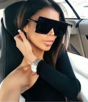 XXL OVERSIZED "BETTY"Lauren Women Sunglasses Aviator MIRROR Square Shadz Gafas