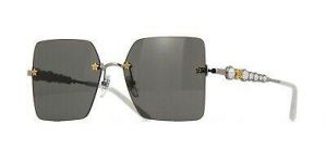 Family Gifts Guide אביזרי אופנה לנשים Gucci GG0644S Silver/Grey (001 TD) Sunglasses