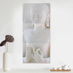 Family Gifts Guide קישוטים, ציורים, שעון קיר ועוד 3pcs Modern Canvas Paintings Print Picture Home Wall Decor No Frame