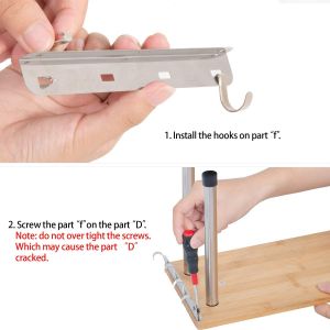 Family Gifts Guide כלי מטבח שימושיים יפים משטח מדף פינתי ארגונית במבוק