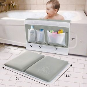 Family Gifts Guide מתנות לתונוק כורעת אמבטיה עם סט כריות מנוחה למרפק