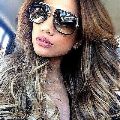 Family Gifts Guide אביזרי אופנה לנשים Retro Vintage  Gamach AVIATOR Oversized  Women Men Sunglasses GAFAS SHADZ